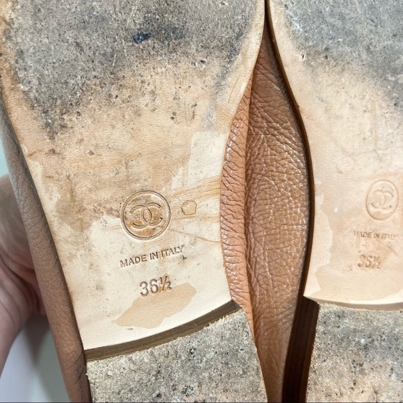 CHANEL Metallic Pink Flats - Picture 13 of 13